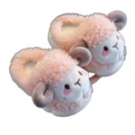 Adorables Chaussons En Forme De Mouton Pour Le Confort Des Enfants - Rose / 21-22