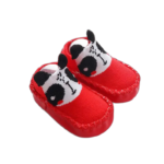 Chaussettes Chausson Bébé Confortables Et Sûres Pour Petits Pieds - Rouge / 0/6 Mois