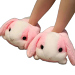 Chaussons Animaux En Peluche Doux Pour Un Confort Optimal - Rose / 34.5