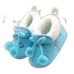 Chaussons Anti-dérapants Pour Les Premiers Pas De Bébé - Bleu / 0/6 Mois