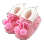 Chaussons Anti-dérapants Pour Les Premiers Pas De Bébé - Rose / 0/6 Mois