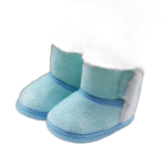 Chaussons Bébé Confortables Et Durables Avec Fermeture Par Scratch - Bleu / 0/6 Mois