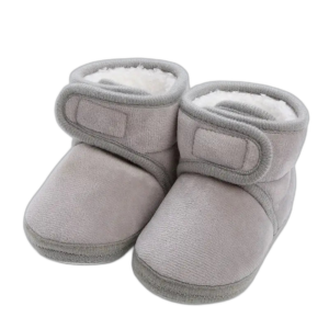 Chaussons Bébé De Qualité Supérieure Avec Service Client Inclus - Gris / 0/6 Mois