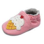 Chaussons Bébé En Cuir Souple Au Design Ballerine Confort Garantis! 5 / 0-6 Mois