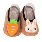 Chaussons Chaussettes Confortables Pour Bébés Avec Service Client Réactif - Café / 6-12 Mois