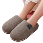 Chaussons Chics Pour Femme: Le Confort Au Service Client Haut De Gamme - Brun / 35-36