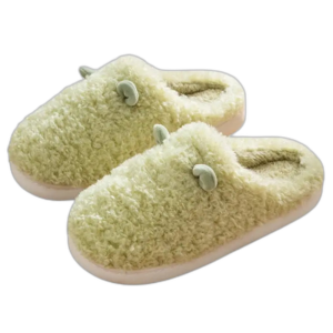 Chaussons Cocooning En Coton Avec Coussin D’air Pour Un Confort Optimal - Vert / 35-36