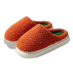 Chaussons Compensés En Polaire: Le Choix Parfait Pour Le Confort à La Maison - Orange / 33-34