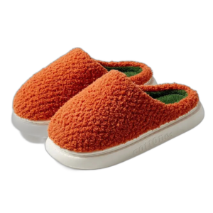 Chaussons Compensés En Polaire: Le Choix Parfait Pour Le Confort à La Maison - Orange / 33-34