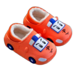 Chaussons Confortables En Polaire Pour Garçons Avec Service Client Réactif - Orange / 19-20