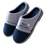 Chaussons Confortables Pour Grandes Pointures - Bleu / 38/39