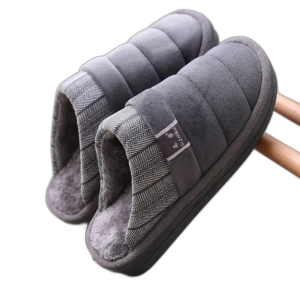 Chaussons Confortables Pour Grandes Pointures - Gris / 36