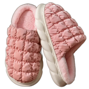 Chaussons Cousus Main: Douceur Et Qualité Pour Un Confort Durable - Rose / 36-37