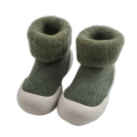 Chaussons Doux Et Respirants Pour Bébés Qui Commencent à Marcher - Vert Kaki / 0/6 Mois