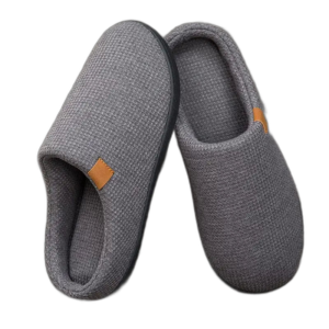 Chaussons élégants Pour Un Confort Supérieur à La Maison Choix Parfait! Gris / 36-37