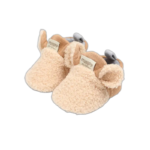 Chaussons En Coton Doux Avec Semelle Antidérapante Pour Bébé - Crème / 0/6 Mois