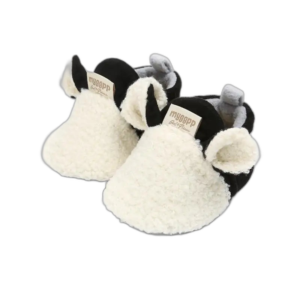 Chaussons En Coton Doux Avec Semelle Antidérapante Pour Bébé - Blanc / 0/6 Mois