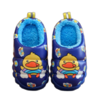 Chaussons En Cuir Pour Enfants: Qualité Chaleur Et Service Client - Bleu / 22-23