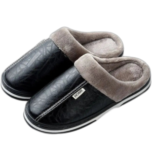 Chaussons En Cuir Souple Pour Un Confort Optimal Et élégant - Noir / 31-32