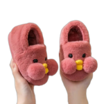 Chaussons En Forme D’animaux Douillets Pour Enfants Et Service Client Top - Corail / 18-19