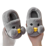 Chaussons En Forme D’animaux Douillets Pour Enfants Et Service Client Top - Gris / 18-19