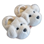 Chaussons En Forme De Chiot Pour Enfants - Confort Et Style Sweety Dog - Blanc / 20-21