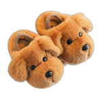 Chaussons En Forme De Chiot Pour Enfants - Confort Et Style Sweety Dog - Brun / 20-21