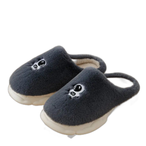 Chaussons En Peluche Pour Homme Confort Et Chaleur Assurés - Bleu Marine / 38-39