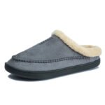 Chaussons En Polaire Pour Homme Confort Et Chaleur Assurés - Bleu Gris / 38-39