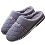 Chaussons Fantaisie Pour Homme: Confort Et Conception Originale - Gris / 39-40