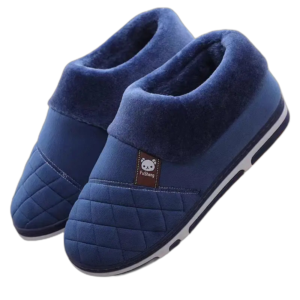 Chaussons Fourrés Confortables Pour Des Soirées D’hiver Chaleureuses - Bleu / 34-35