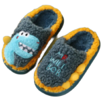 Chaussons Fourrés Confortables Pour Enfants Avec Un Excellent Service Client - Bleu / 23-24