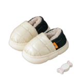 Chaussons Fourrés Douillets Pour Petite Fille Avec Service Client Idéal - Blanc / 22-23