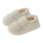 Chaussons Fourrés Pour Femmes Confortables Et Chauds En Hiver - Blanc / 34-35