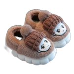 Chaussons Fourrés Pour Fille - Confort Et Service Client De Qualité - Brun / 21-22