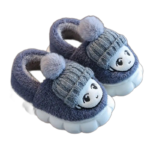 Chaussons Fourrés Pour Fille - Confort Et Service Client De Qualité - Bleu / 21-22