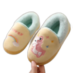 Chaussons Fourrés Robustes Et Confortables Pour Enfants - Jaune / 26-27