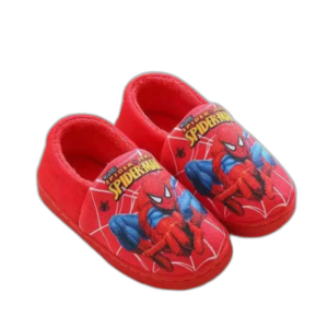 Chaussons Spider-man Avec Doublure En Peluche Et Semelle Antidérapante - Rouge / 21-22