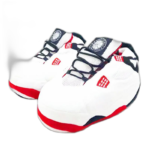 Chaussons Style Basket Pour Enfants Actifs Avec Service Client Inclus - Blanc / 33-34