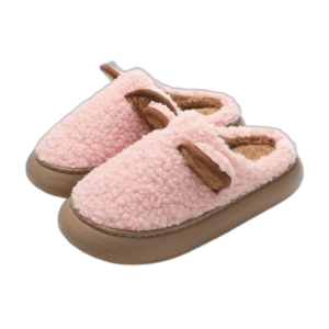 Chaussons Teddy 2 En Couleur Rose - Confort Et Style Unique - Rose / 35-36