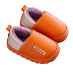 Chaussons Ultra Doux Avec Semelle Antidérapante Et Confort Supérieur - Orange / 20-21