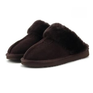 bottes en cuir de vache avec fourrure naturelle et finition 913