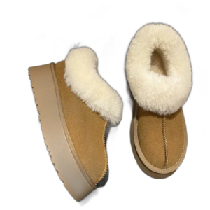 bottines buckskin confort et chaleur avec talon ferme brun 34 326