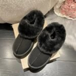 Chausson Style Bottine Feutre Fourré Femme