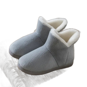 bottes chaussons femme confort et chaleur pour lhiver gris 34 35 972