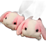 chaussons animaux en peluche doux pour un confort optimal rose 34 5 137