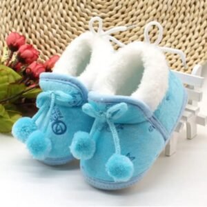 chaussons anti derapants pour les premiers pas de bebe bleu 0 6 mois 452
