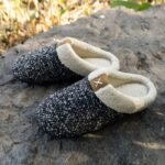 chaussons assortis en laine et coton doux antiderapants 264