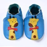 chaussons ballerine en cuir avec fermeture elastique pour bebe 4 440