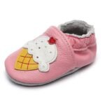 chaussons bebe en cuir souple au design ballerine confort garantis 688